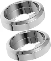 GAROZATION 2pcs Gas Stove Knob Base Kitchen Cooktop Control Knobs for Smooth Compatible Gas Ovens and Grills
