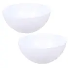 Mushroom Lamp Shade Set 2Pcs White PP Covers for Study Room Lighting
