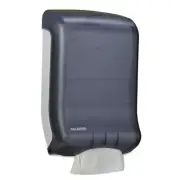 San Jamar T1700TBK Ultrafold C-Fold Towel Dispenser Translucent Pearl Black