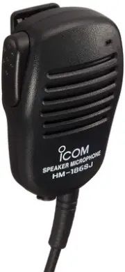Icom small speaker microphone 9PIN type HM-186SJ