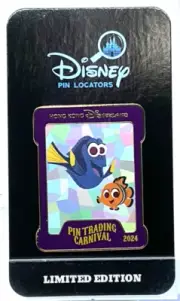 Disney 2024 HKDL Pin Trading Carnival Finding Nemo Dory LE 750 Pin