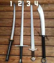 Set Of 4 Custom Handmade Hunting Sword Battle Ready Sword Viking Sword Machete.