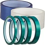 TOPPERFUN High Temp Insulation Tape Rolls Sizes Heat Transfer Tape for Sublimation Electronics DIY Crafts Safe Pet Material
