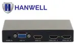 HANWELL VAH-202 ( VGA+AUDIO ) 轉 HDMI 訊號轉換器