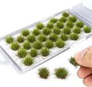 Grass Tufts Miniature Grass Tufts Realistic Artificial Grass Tufts Decorative Static Grass Applicator Artificial Grass Model Making Accessories,Spring
