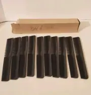 10 Pack Unbranded Combs 7" Long Taper for Hair, Beard, Goatee & Mustache