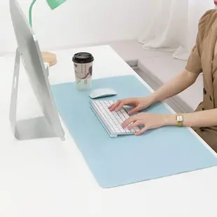 PU桌墊 雙面桌墊 (60*30cm) 辦公電腦 超大桌墊 隔熱墊學習墊 皮革滑鼠墊【JC4498】《Jami》