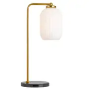 Lark Table Lamp Antique Gold Opal | Telbix Lighting