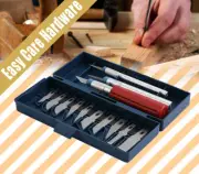 13 pc PCS Utility Precision Knife Set Tool Paper Carving High-Carbon Steel Blade