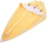 Healeved Coral Fleece Dry Hair Hat Remote Control Hose Hair Hat Towels Sponge Jewelry Sander Garbage Shovel Special Tape Absorbent Towels Headband Towels Cowhide Tape Guinea Hamster Yellow