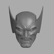 Wolverine X-Men custom head for 4" 6" 7" 12" Marvel Comics action figures