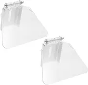 SOESFOUFU Bench Guard Eye Shield Assembly Plastic Eyeshield Replacement Kit for Bench Grinders