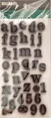 TPC Rubber Cling Stamps LOWERCASE SERIF ALPHABET