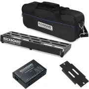 RockBoard by Warwick Duo 2.1 Pedalboard with Gig Bag and 6-outlet Multi-power