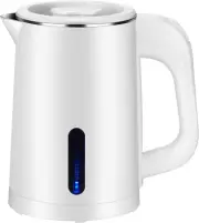 Small Electric Tea Kettle Stainless Steel, 0.8L Portable Mini Hot Water Boiler H