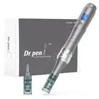 Microneedling M8 Pen Micro Needle Skin Care Tool+12PCS 16PINS Replace Cartridges