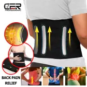 Lower Back Support Belt for Pain Relief Sciatica Herniated Disc Heating Brace US