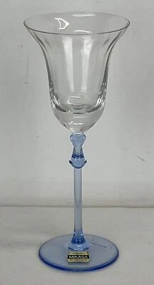 Mikasa Mariposa Blue Butterfly Replacement 8.5” Wine/Water Glass Goblets