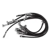 MSD 35591 Sleeved Spark Plug Wires for SBC under exhaust, HEI