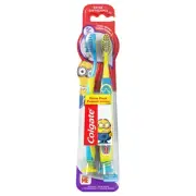 Colgate Minions Kids Extra Soft Toothbrush with Suction Cup Holder Value Pack