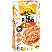 McCain Lil Pizzas Snacks Ham & Cheese 4 Pack