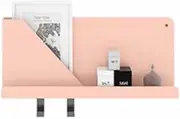 Wall Shelf Wall Shelves with Hooks, Metal Floating Shelves Wall Mounted, Hanging Storage Shelf, Wall Decorative Display Shelves Bookshelves for Bathroom, Living Room, Kitchen, Bedroom, Entra
