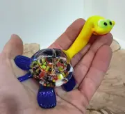 Glass turtle. Souvenir. Toy. Handmade. Decor
