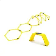 6Pcs Agility Hurdles Set Football Training Rings Soccer Footwork Folded Ladder