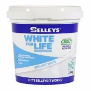 Selleys White For Life Tile Grout - 1.4kg