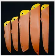 PU Poly Leather Knife Sheath Hunting Case Pouch Holster Survival Fixed Blade