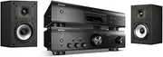 Denon PMA-600NE Integrated Amplifier,Denon DCD-600NE CD Player & Polk Audio MXT15 Bookshelf Speakers