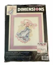 Dimensions Springtime 1977 Angel Ribbon Embroidery Kit #1502 - Open Pkg - New