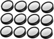 JECOMPRIS 12pcs Rear Window Round Car Mirror Blind Spot Mirror for Car Side Mirror Blind Spot Multi-function Side Mirror Blind Side Mirror Blind Mirror Blindspot Mirror Black Glass