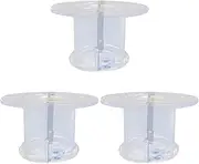 Mipcase 3pcs Parrot Necklace Bird Collar Anti-bite Acrylic Bird Supplies Size l
