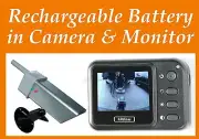 Portable Monitor Wireless Backup Car Camera Rechargeable Magnetic Base USA ship