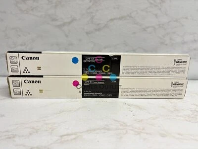 2 OEM Canon iR ADVANCE C5840i,C5850i,C5860i,C5870i GPR-61 CM High Yield Toners