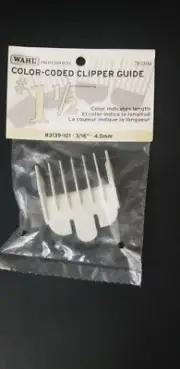 Wahl 3139-101 #1.5 3/16” 4.5mm Color-Coded Guide Comb Attachment White 785309