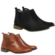 JULIUS MARLOW Abort Leather Boots Slip On Dress Work Formal Casual Shoes Chelsea