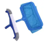 For Efficient Pool Cleaning Set Premium Brush and Effortless Leaf Rake
