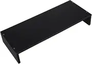 Vintage Wood Monitor Stand Riser Desktop Organizer for Laptop Printer Multipurpose Computer Shelf Sturdy Durable for Desk Organization