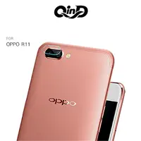 在飛比找PChome24h購物優惠-QinD OPPO R11 鏡頭玻璃貼(兩片裝)