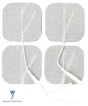 8 Square Replacement Electrode Pads for Bluestone TENS Pulse Massager M010031
