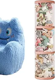 Stuffed Animal Storage Tube | Home Doll Storage Display Tube,Multi-layer Plush Storage Organizer, Toy Display Storage Box For- Bedroom, Living Room