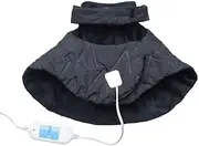 Saini_MEDICOS Neckwrap - Electric FIR Heating Pad for Neck Pain, Cervical Pain & Shoulder Pain Relief| Adjustable Neck Strap to Enahance Comfort, Heat Universal Fit for Men & Women