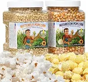 Princeton Popcorn 2lb Two-Pack Mushroom and Butterfly Half and Half Combo Duo 2.00 Pound (Pack of 2)…