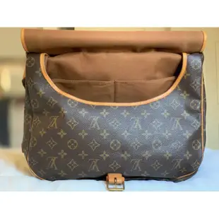 正品 LV 絕版經典大馬鞍包 M42254