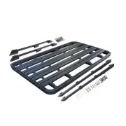 220x125cm Alloy Roof Rack Flat Platform & Rail Bracket for Toyota Landcruiser 76