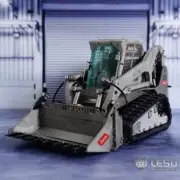 In Stock LESU 1:14 Metal RC Hydraulic Skid-Steer Loader Aoue-LT5 Tracked KIT ESC