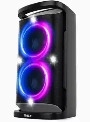 Portable Bluetooth Party Speaker: 160W Peak Powerful LoudSound Deep Bass...
