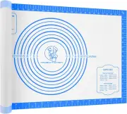 Silicone Baking Pastry Mat36 x 24 Large Non Stick Sheet Mat with Measureme